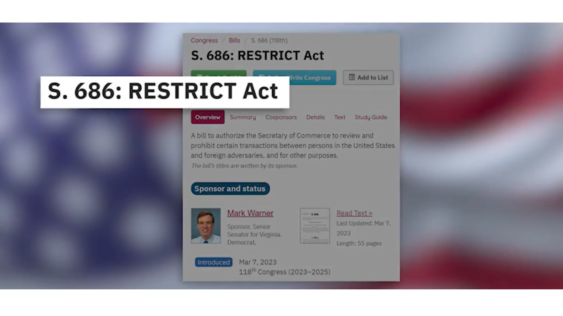 MUST WATCH: The RESTRICT Act is the final TYRANNY nail in the coffin of the crumbling republic