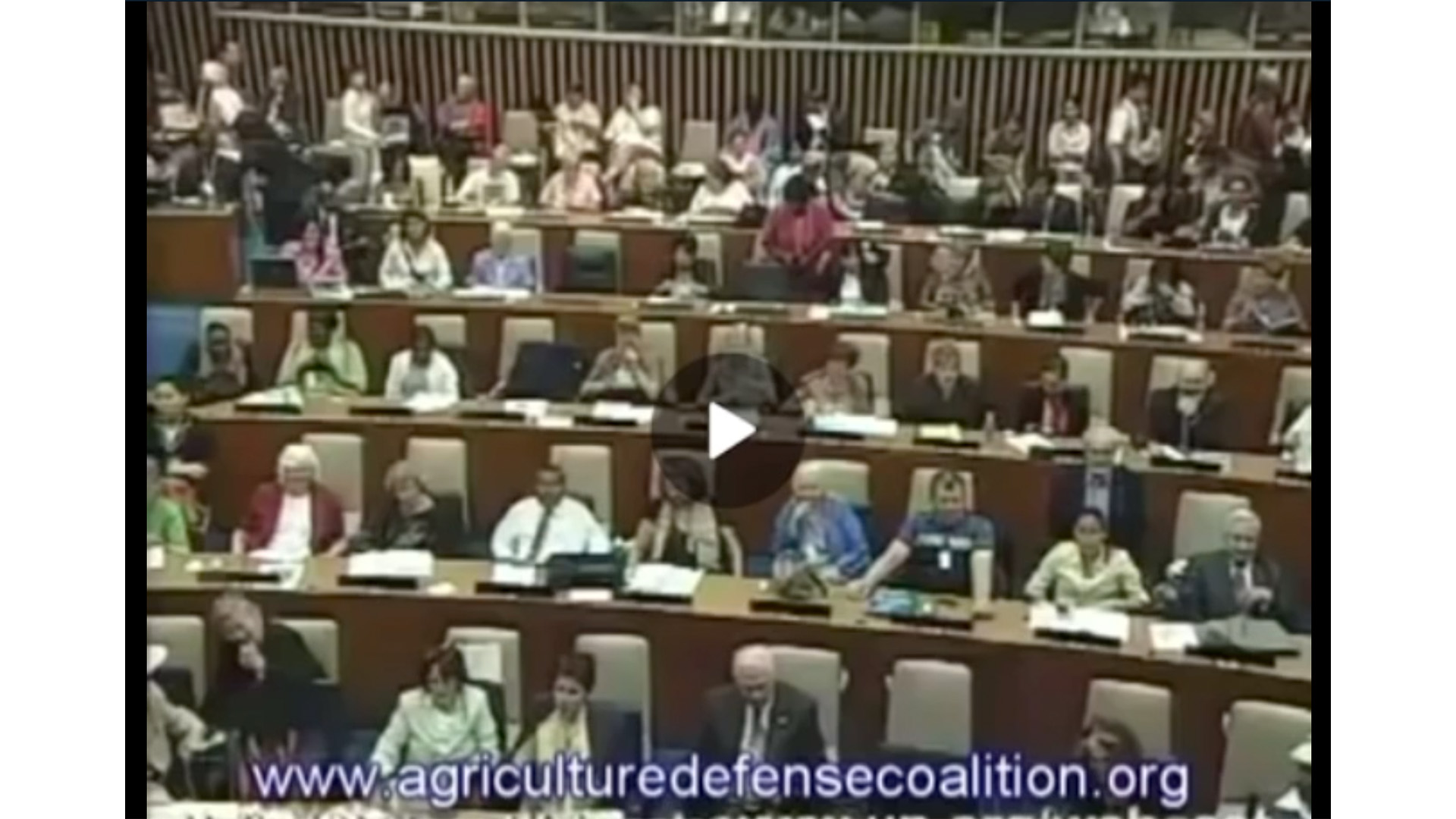 The 2006 U.N council chemtrail presentation