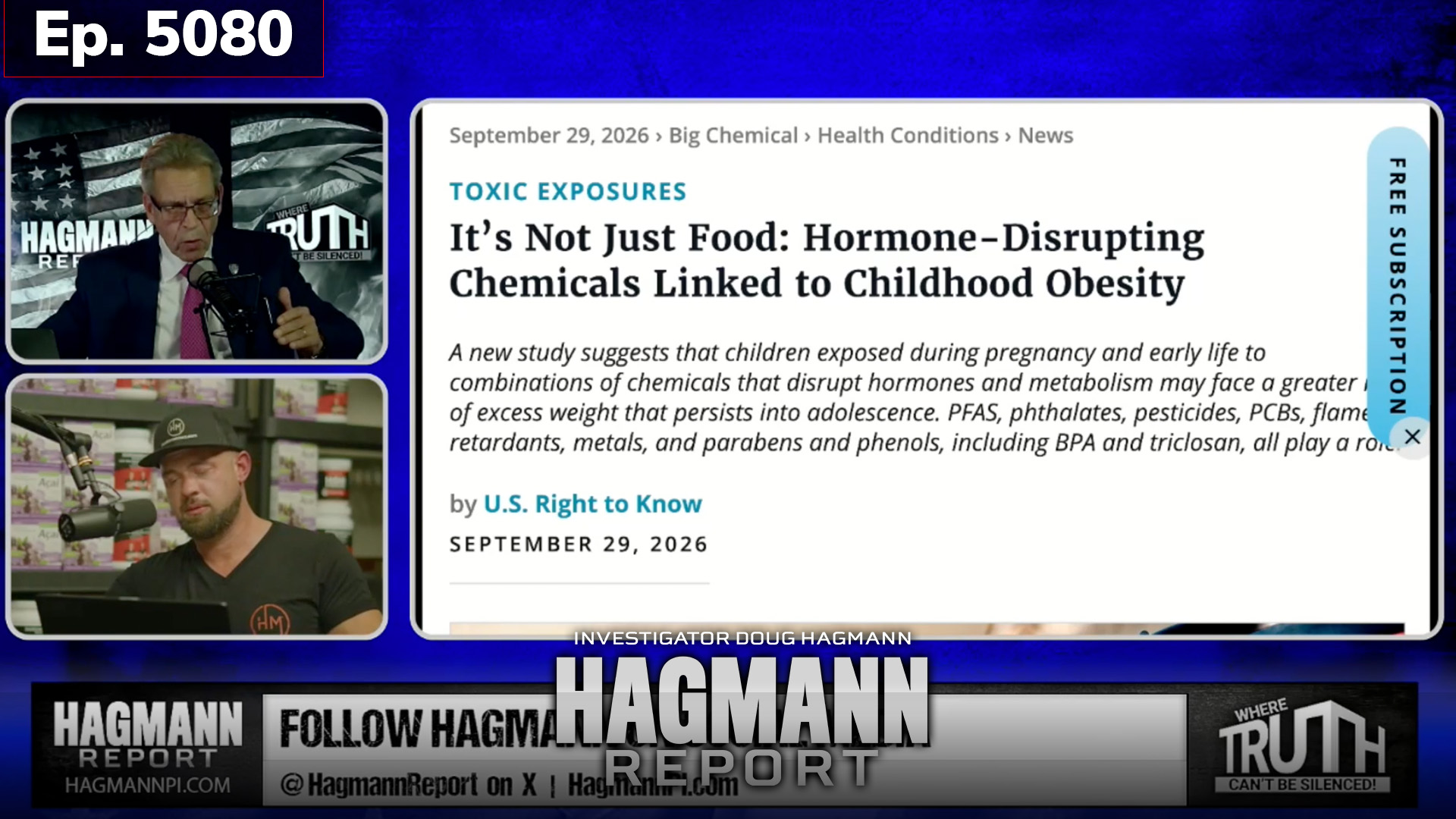 Ep. 5080: Surveillance, Health & Government Bloat - Doug Hagmann, Austin Broer & Sam Andrews - 10/07/26