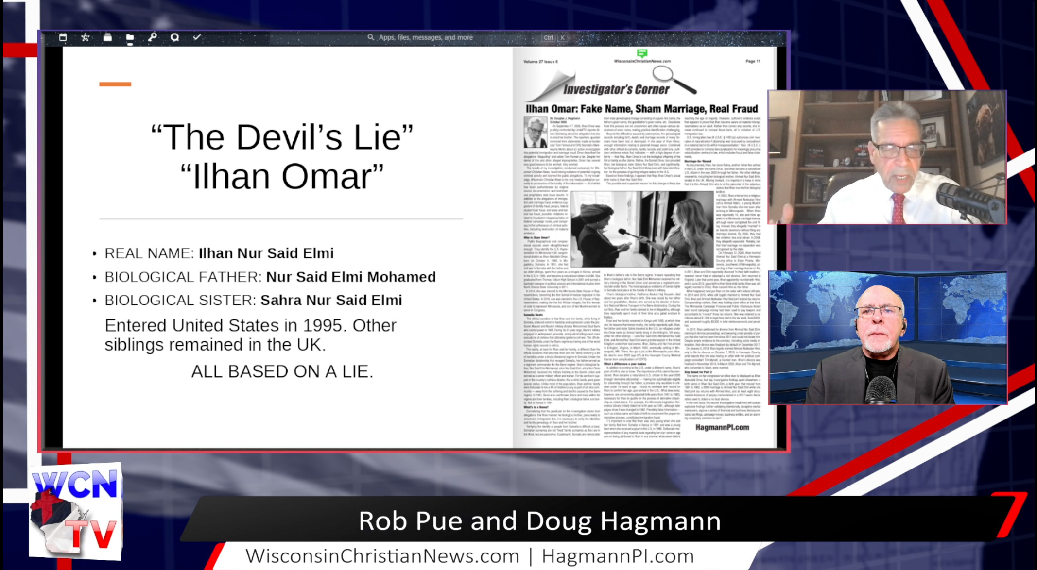 WCN-TV: Ilhan Omar: Fake Name, Sham Marriage, Real Fraud